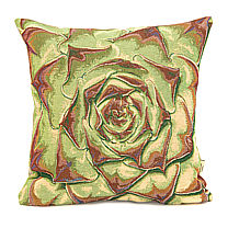 Гобеленовый декоративный чехол для подушки «Каменный цветок»