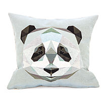 Гобеленовый чехол для подушки «Панда По»
