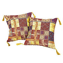 Гобеленовый декоративный чехол для подушки «Позолота»