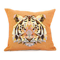 Гобеленовый чехол для подушки «Тигр Ора»