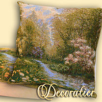 Гобеленовый чехол для подушки «Весенний свет»