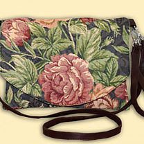 Женская гобеленовая сумка 122 «Ретро розы»