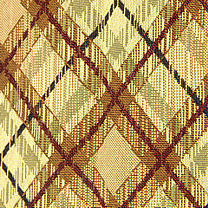 Гобеленовая ткань «Шотландка коричневая»